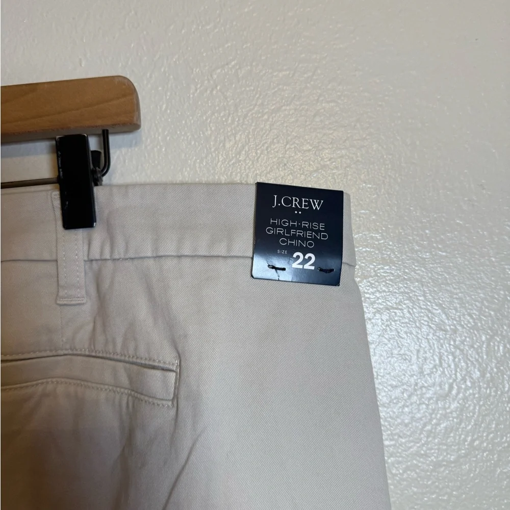J. Crew Factory High-rise girlfriend chino pant‎